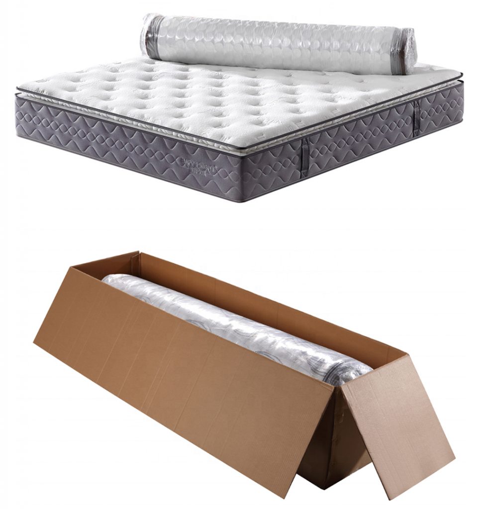 how to compress a spring foam mattress
